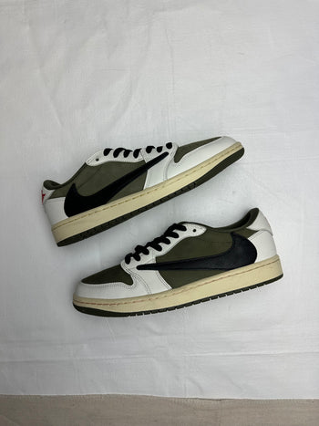 Jordan 1 Retro Low OG SP Travis Scott Medium Olive (USED, NO BOX)