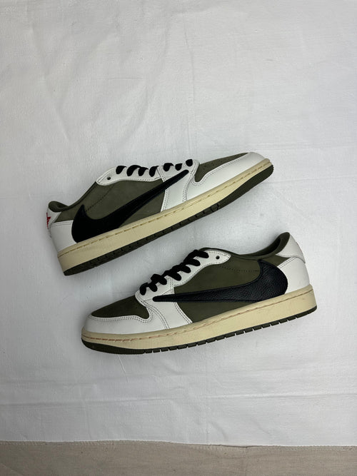 Jordan 1 Retro Low OG SP Travis Scott Medium Olive (USED, NO BOX) | Vintage Clothing Store Canada