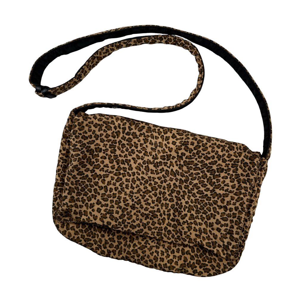 Bottega Veneta Reversible Leopard Print Shoulder Bag