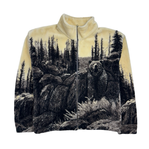 Vintage 90s Outback Nature Fleece Zip-Up | Vintage Clothing Store Canada