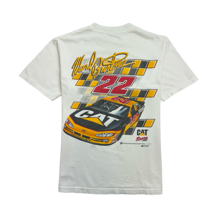 (S) Vintage '01 Ward Burton Nascar Tee White | Vitnage Clothing Store Canada