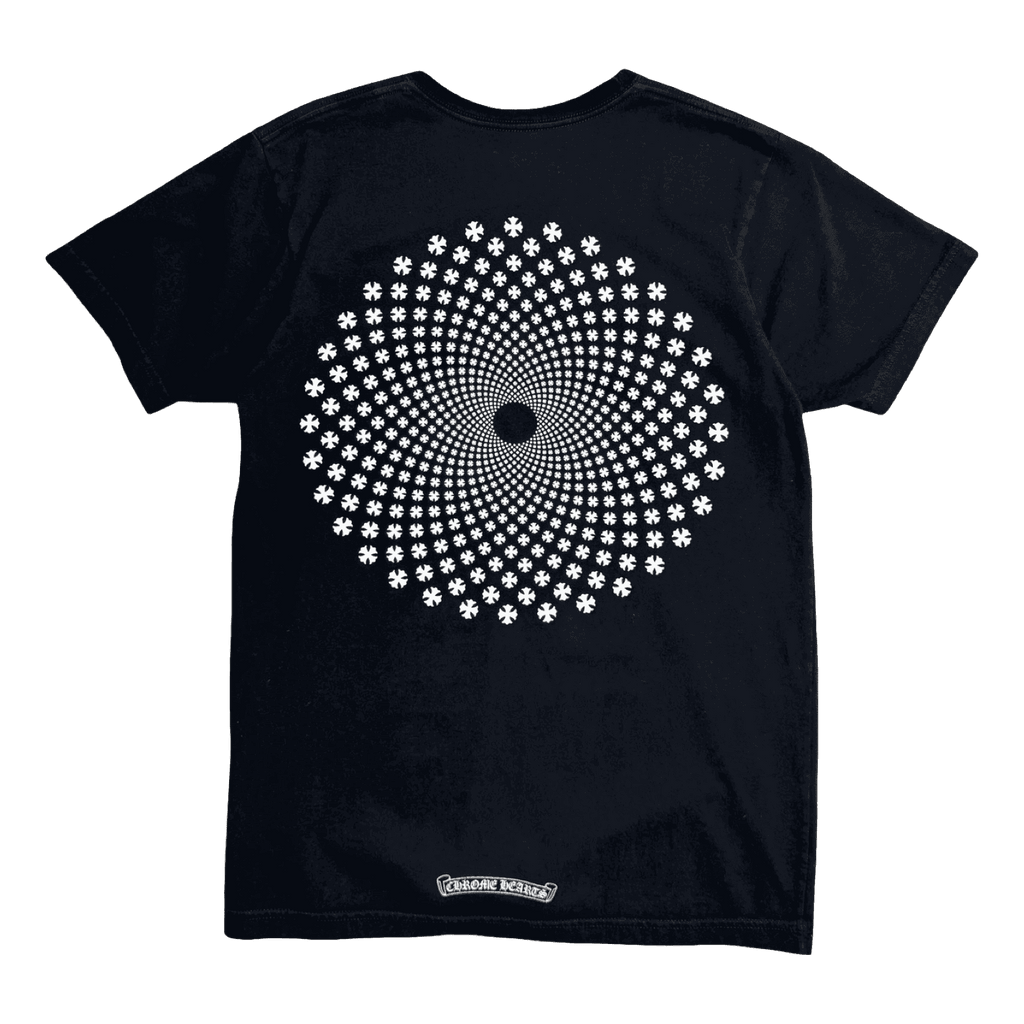 Chrome Hearts Kaleidoscope Cross Pocket Tee Black