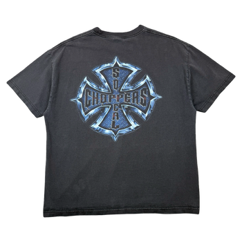 Vintage So-Cal Choppers Iron Cross Tee Black/Blue