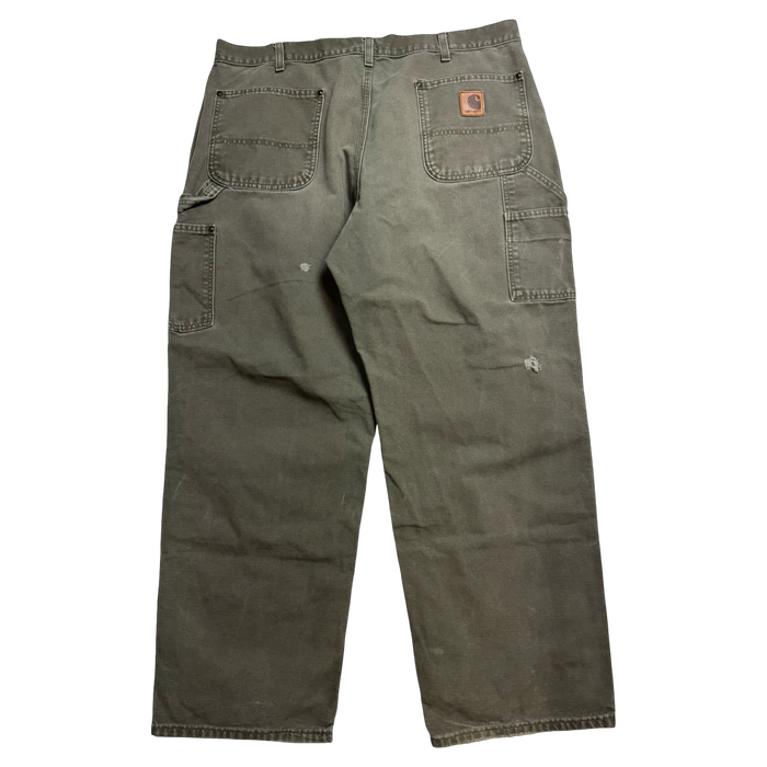 Carhartt Double Knee Carpenter Pants Olive | Vitnage Clothing Store Canada