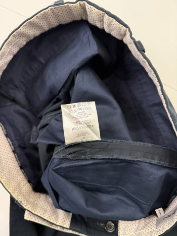 Yves Saint Laurent Dress Pants Navy