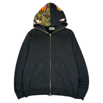 BAPE Shark Full Zip Hoodie Black (USED)