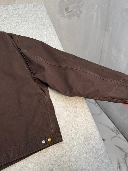 Vintage 2000’s Carhartt Detroit Work Jacket Dark Brown | Vitnage Clothing Store Canada