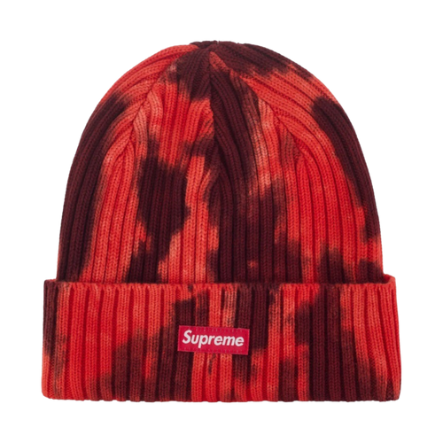 Supreme Overdyed Beanie 'Splatter Red'  (SS24) | Vintage Clothing Store Canada