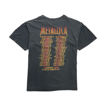 (L) Vintage '98 Metallica North America Tour Tee Black