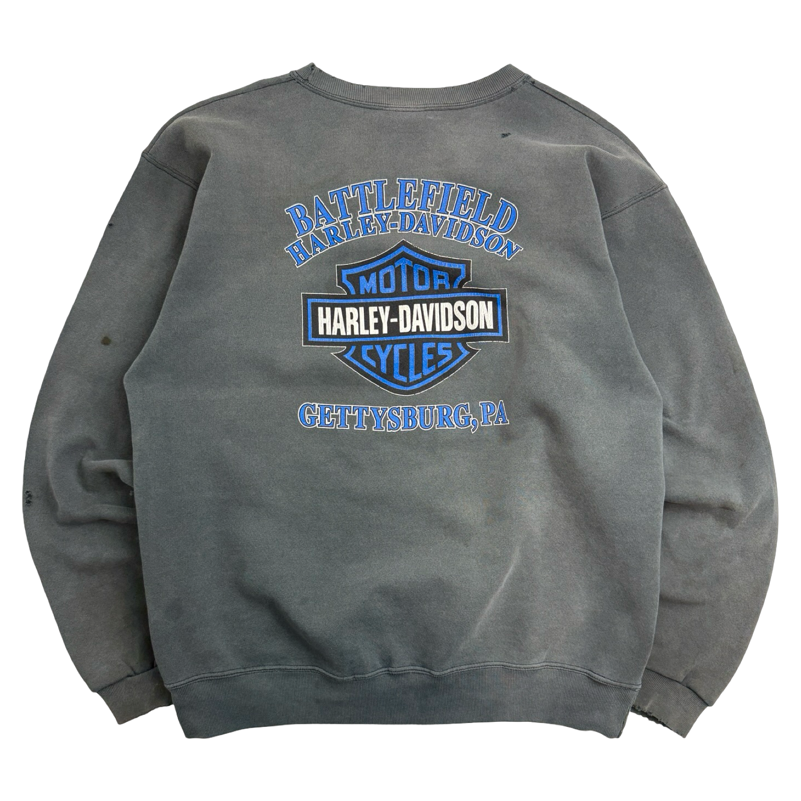 Vintage 2001 Harley Davidson Gettysburg Sweatshirt Black