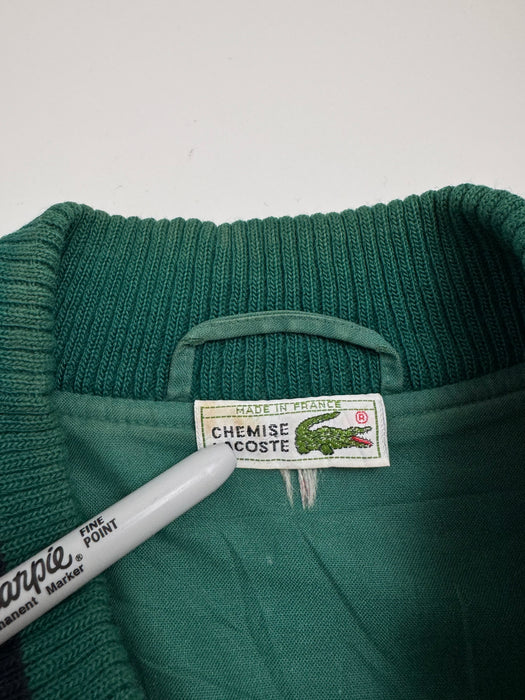 (XL) Vintage 90s Lacoste Club Varsity Jacket Green | Vitnage Clothing Store Canada