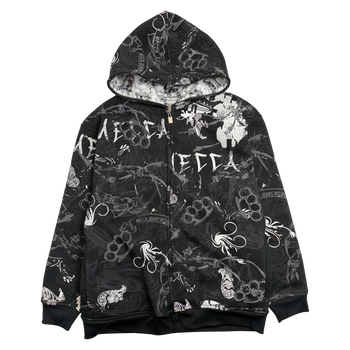 2000s Mecca Full Zip Reversible Hoodie