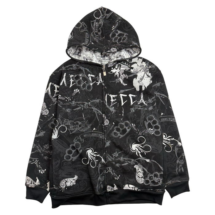 2000s Mecca Full Zip Reversible Hoodie | Vitnage Clothing Store Canada