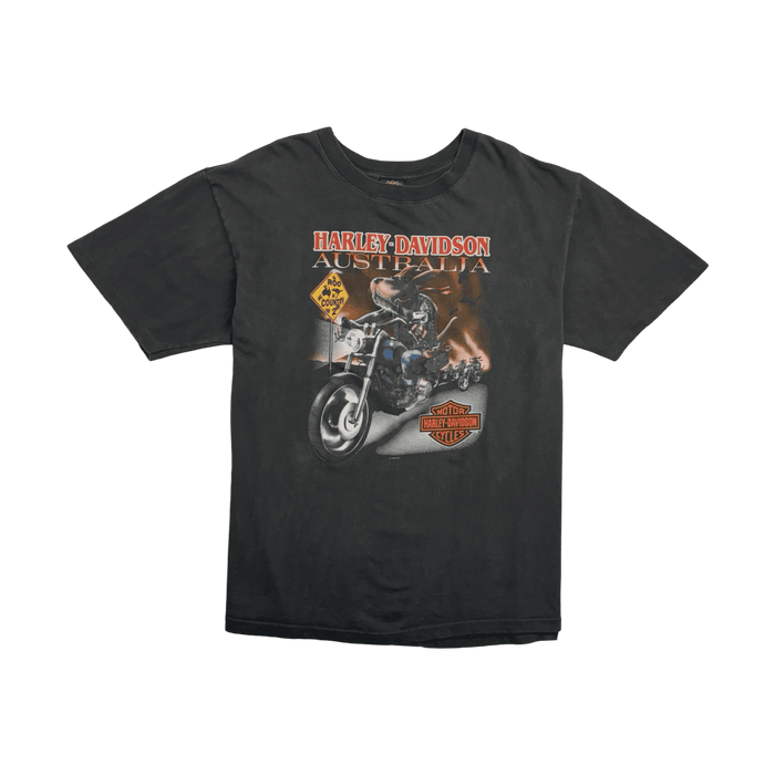 (XXL) Vintage '97 Harley Davidson Sydney Tee Black | Vitnage Clothing Store Canada