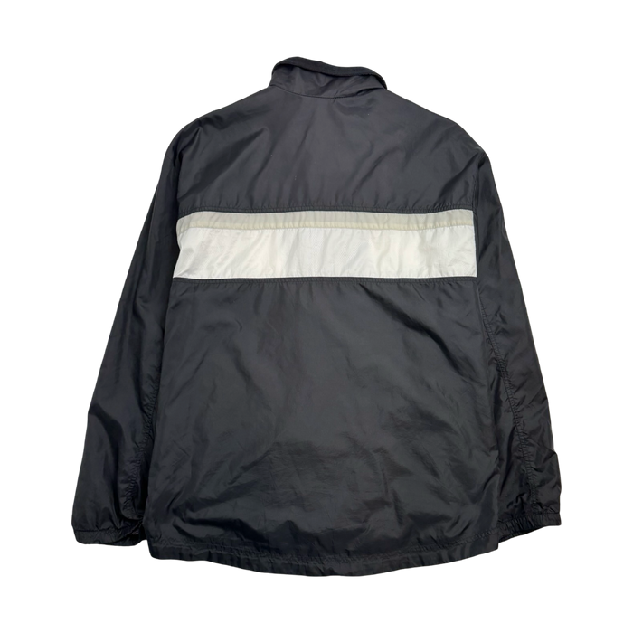 Vintage 90s Nike ZIp-Up Windbreaker Jacket Black | Vitnage Clothing Store Canada