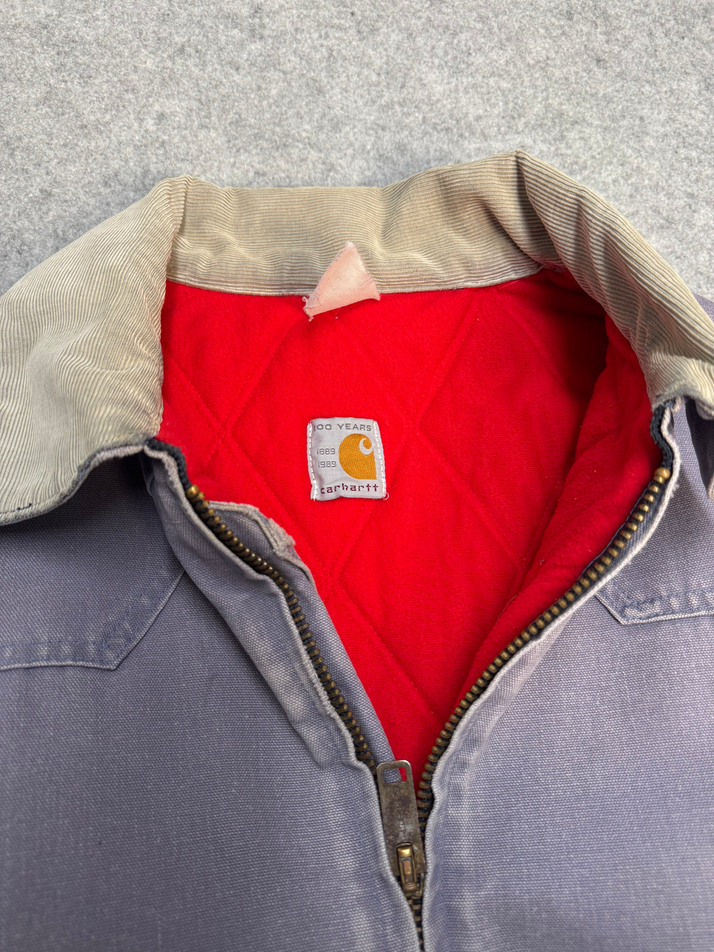 Vintage 1990’s Carhartt Santa Fe Centennial Work Jacket Faded Lilac