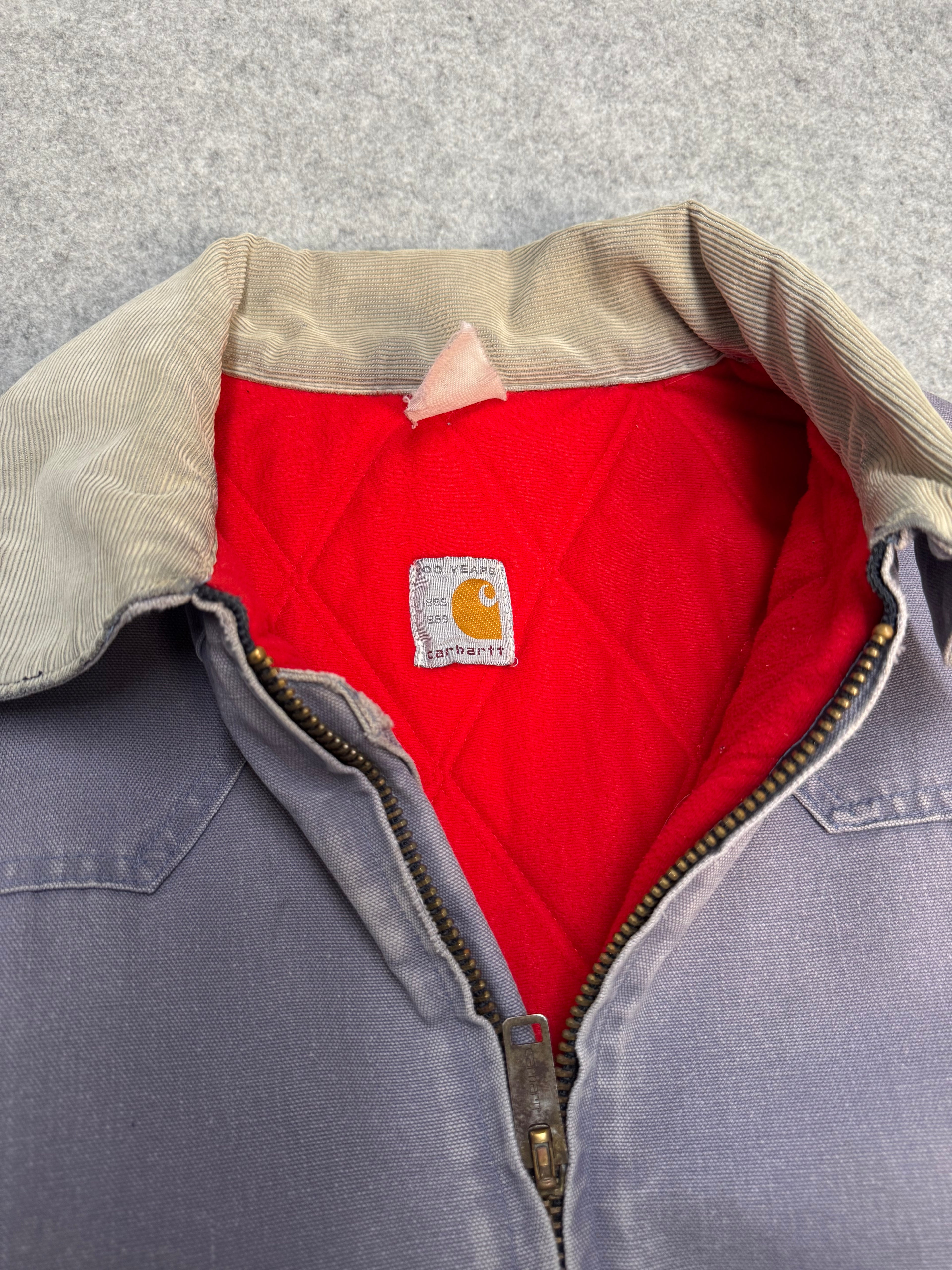 Vintage 1990’s Carhartt Santa Fe Centennial Work Jacket Faded Lilac