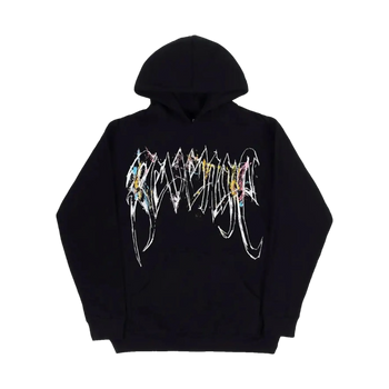 Revenge Lil Durk Painting Hoodie Black