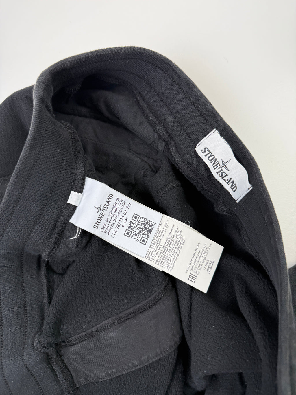 Stone Island Cargo Sweatpants Black (USED)