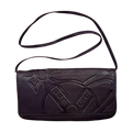 Vivienne Westwood Embossed Orb Logo Clutch Bag Purple