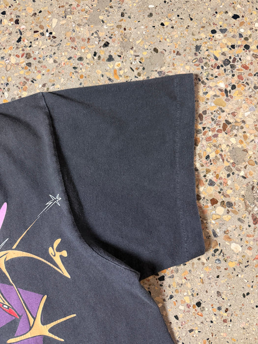 1992 Vintage Nickelodeon The Ren & Stimpy Show Tee Black | Vitnage Clothing Store Canada