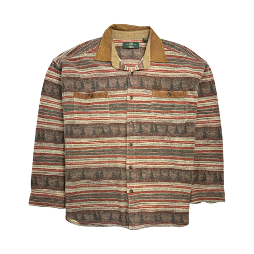 (XL) Vintage Orvis Button Up Brown | Vintage Clothing Store Canada