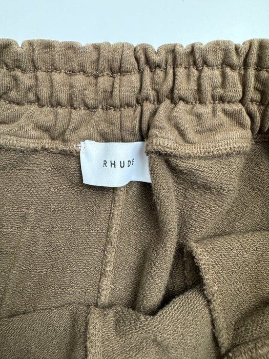 (M) Rhude Sweatpants Brown (USED) | Vitnage Clothing Store Canada