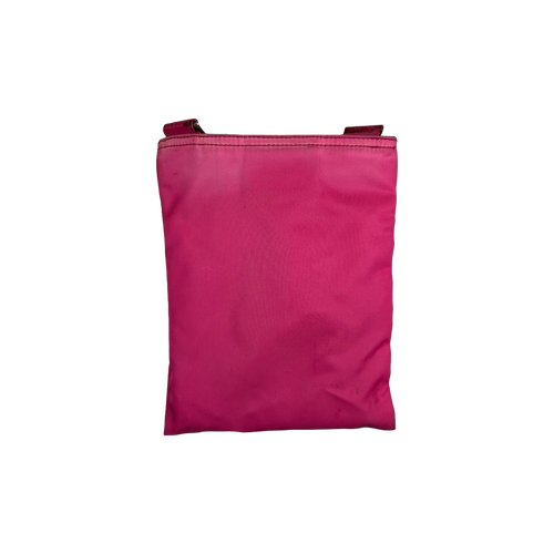 Prada Tessuto Nylon Messenger Bag Pink | Vintage Clothing Store Canada