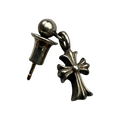 Chrome Hearts Baby Fat Cross Drop Earring
