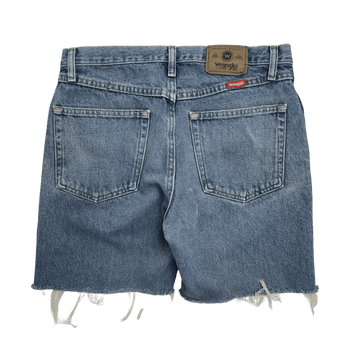 (32) Wrangler Denim Cut-Out Shorts