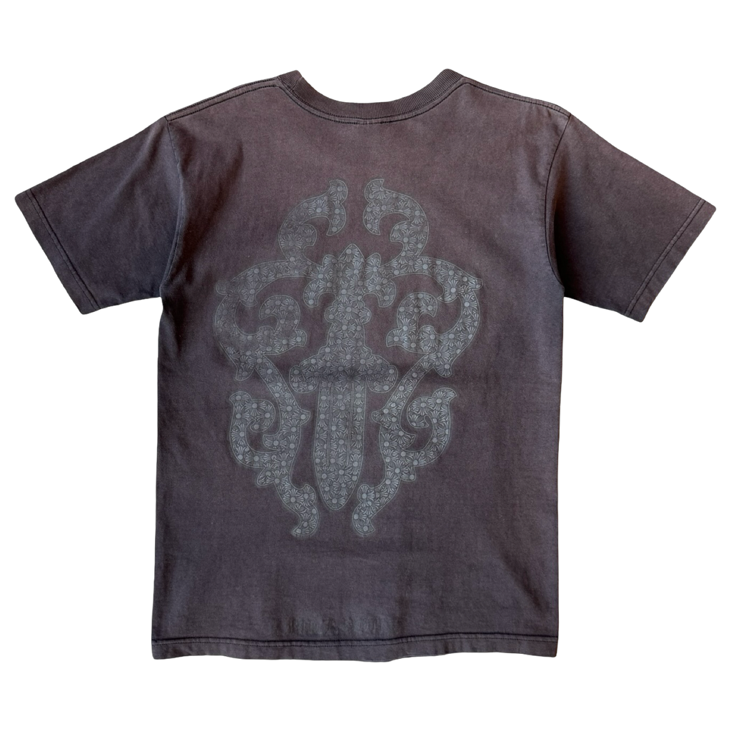 Vintage Chrome Hearts Vine Dagger Pocket Tee Black