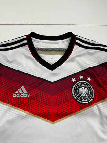 (M) Adidas Germany Soccer Jersey White/Red