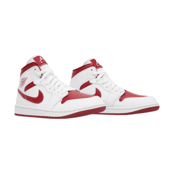 Women's Air Jordan 1 Mid White Pomegranate