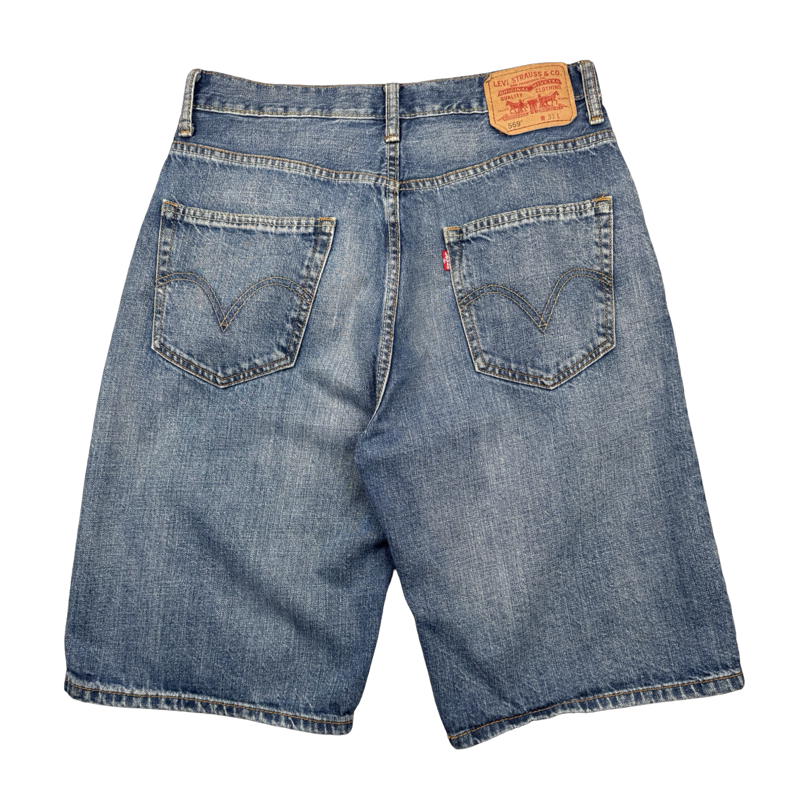 Levi's 569 Loose Straight Denim Shorts