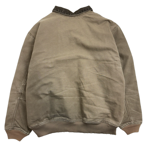 Vintage 2000s Carhartt Santa Fe Work Jacket Beige | Vintage Clothing Store Canada