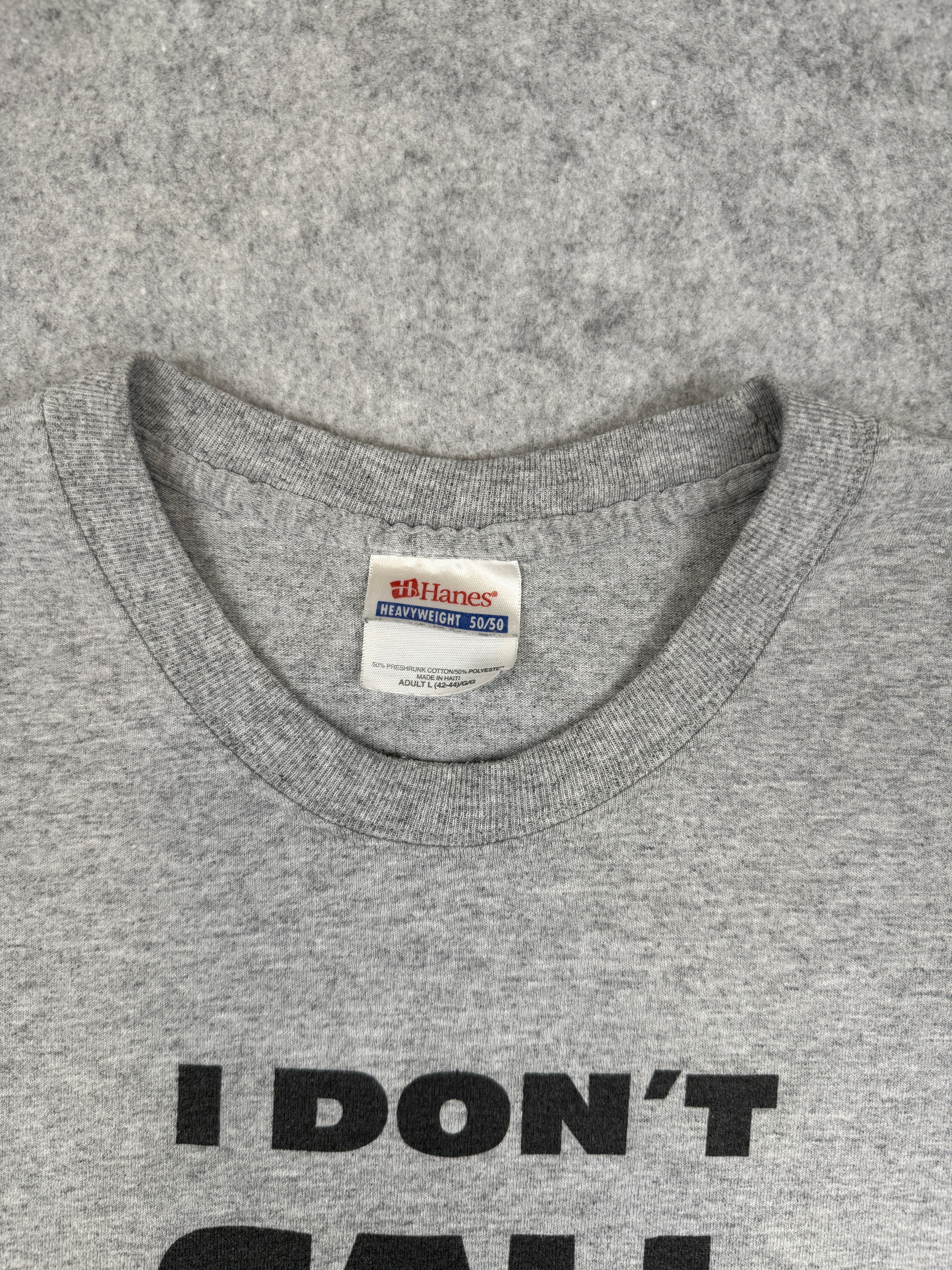 Vintage 2000’s ‘I Don't Call 911’ Tee Grey