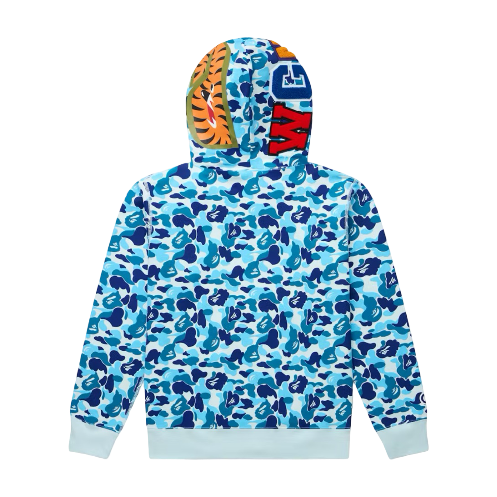 BAPE ABC Camo Shark Full Zip Hoodie Blue