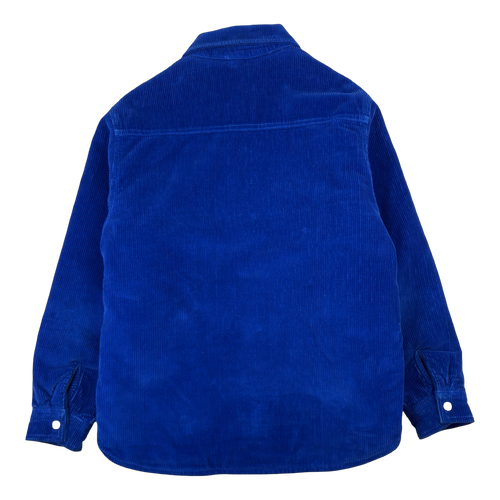 Stussy Cord Quilted Overshirt Blue (USED) | Vintage Clothing Store Canada