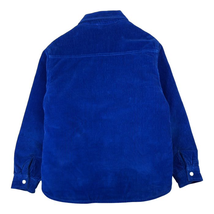 Stussy Cord Quilted Overshirt Blue (USED) | Vitnage Clothing Store Canada