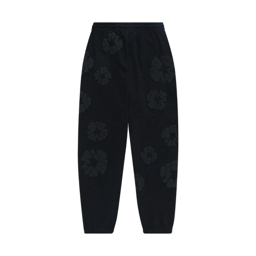 Denim Tears Cotton Wreath Sweatpants Black Monochrome | Vintage Clothing Store Canada