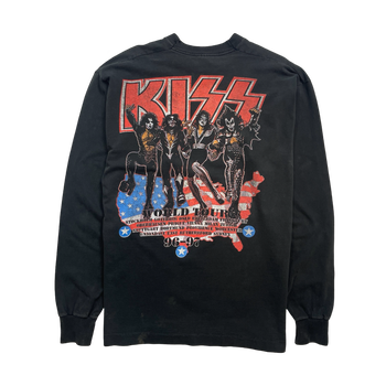 Vintage '96 Kiss World Tour L/S Tee Black