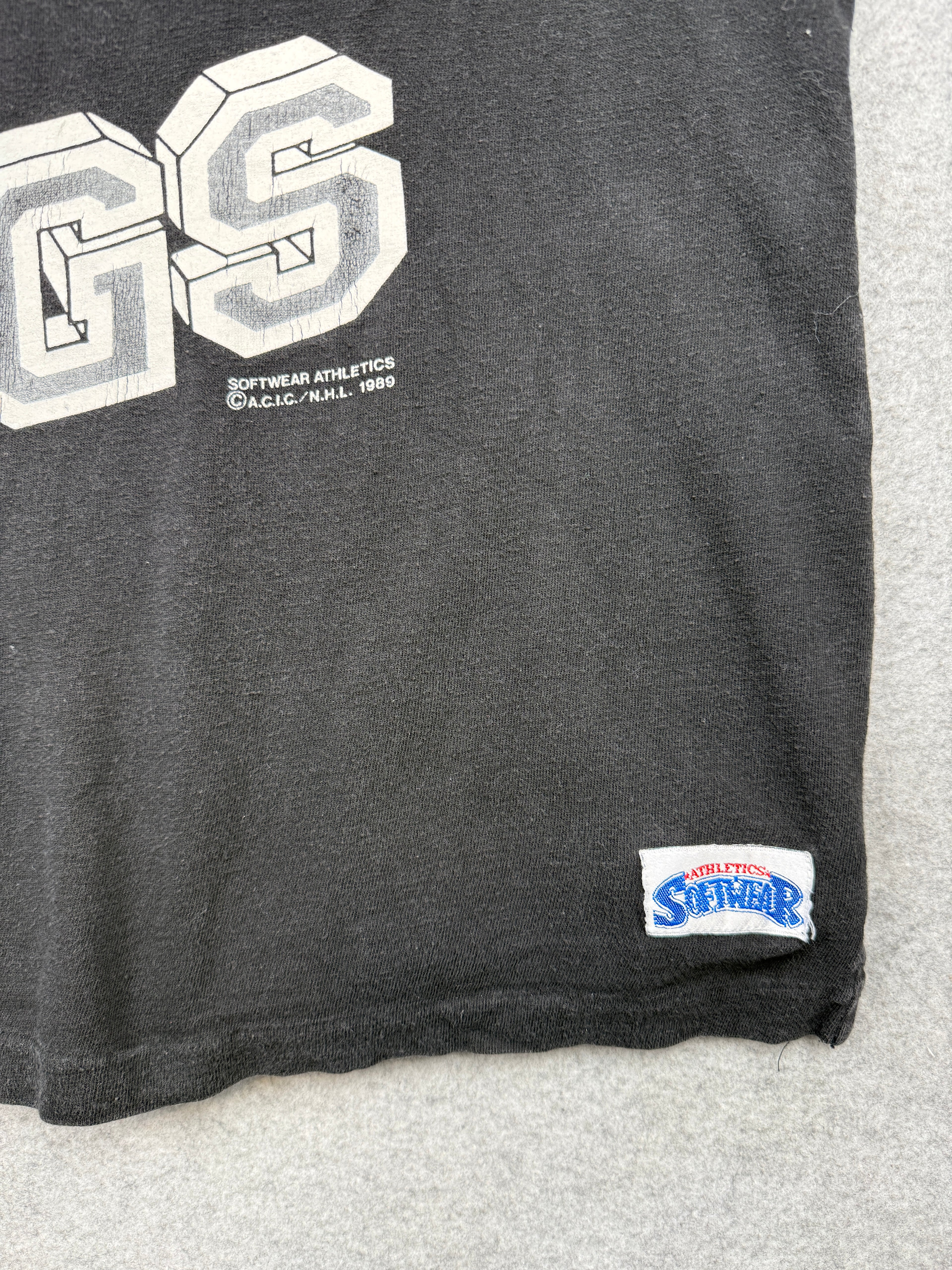 Vintage NHL Los Angeles Kings Logo Tee Black