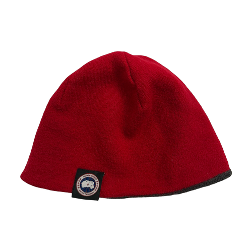 Canada Goose Merino Wool Beanie Red (USED) | Vintage Clothing Store Canada