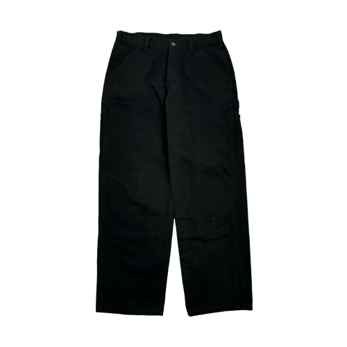 (30) Vintage Dakota Double Knee Work Wear Pants Black | Vintage Clothing Store Canada