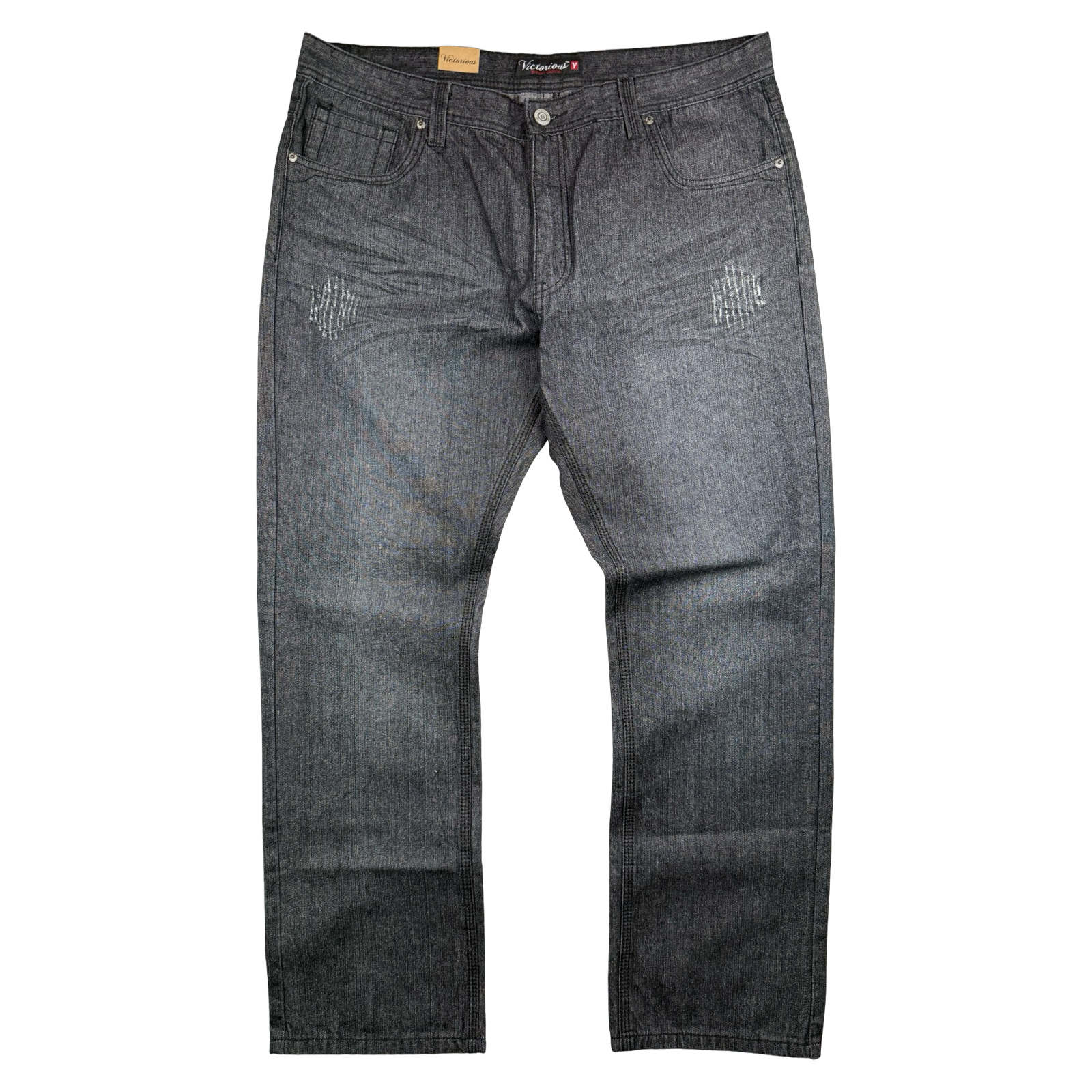 Vintage Y2K Victorious Straight Fit Baggy Jeans Black