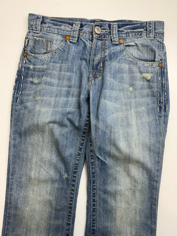 Mek Denim Distressed Blue Pants