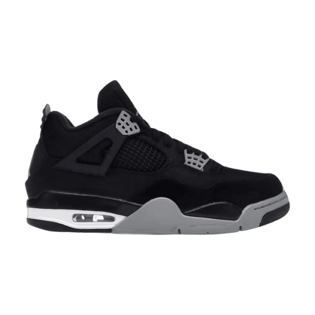 Air Jordan 4 Retro SE Black Canvas