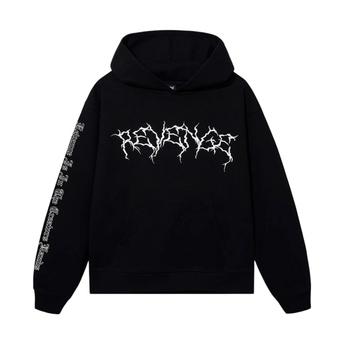 Revenge XXXTentacion Lightning Hoodie Black/White | Vitnage Clothing Store Canada