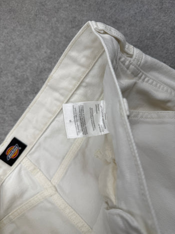 Dickies Carpenter Double Knee Shorts White