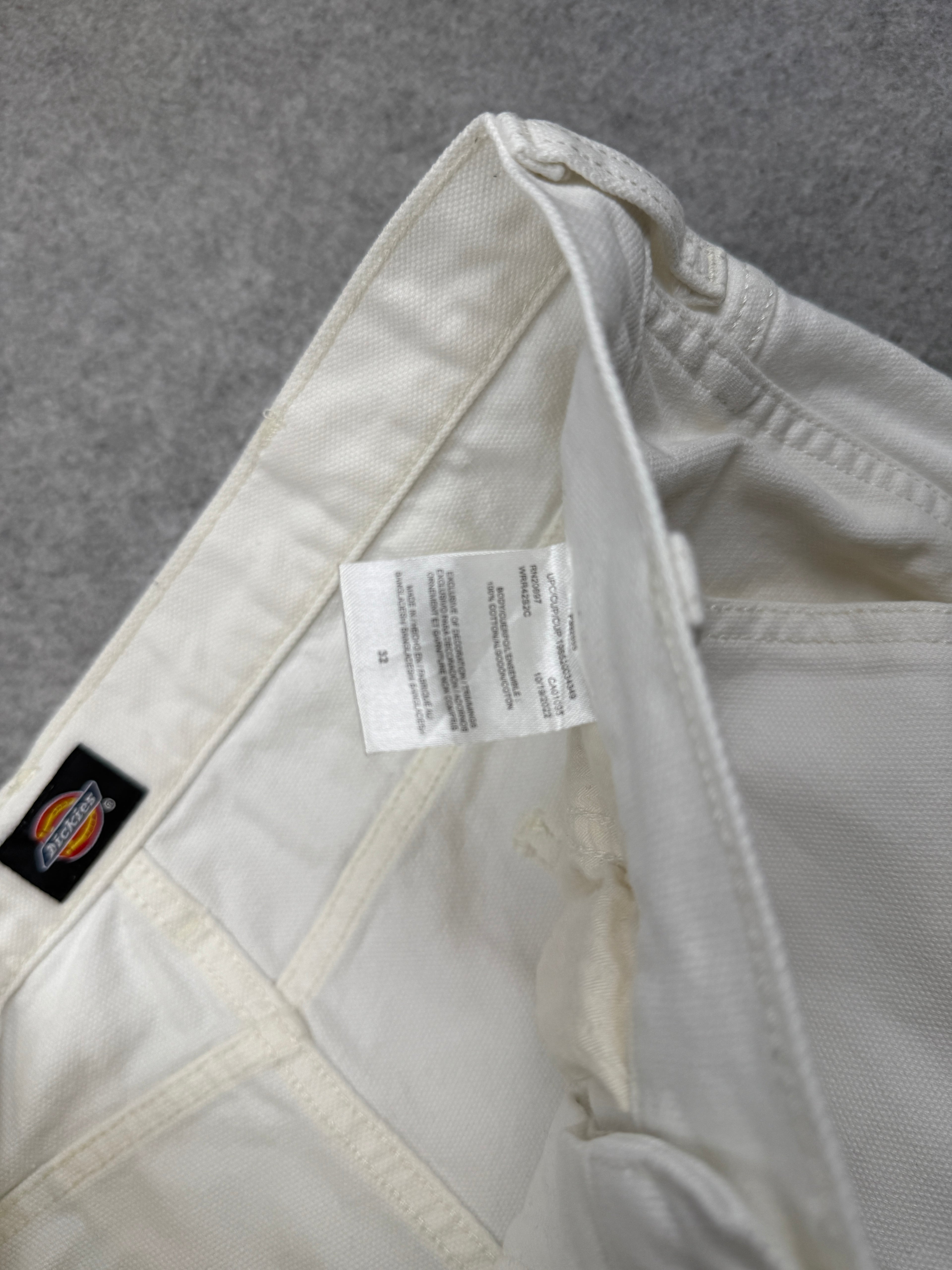 Dickies Carpenter Double Knee Shorts White